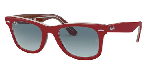 RayBan Wayfarer RB2140 - Red, 50mm