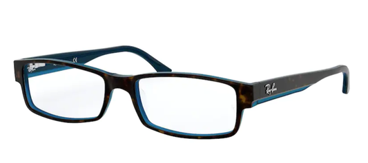 RayBan RX5114 - Havana On Blue, 52mm