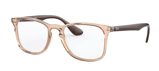 RayBan RX7074 - Brown Transparent, 52mm