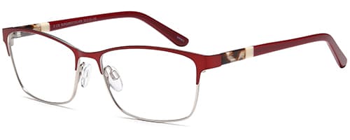 Brooklyn D130 - Red/Silver, 52mm