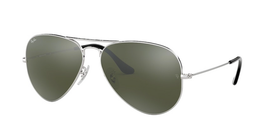 RayBan Aviator RB3025 - Silver, 62mm