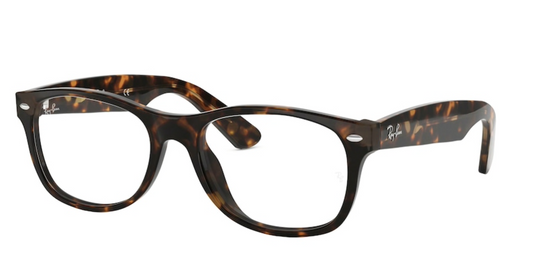 RayBan New Wayfarer RX5184 - 54mm, Dark Havana