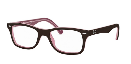 RayBan RX5228 - Brown On Opal Pink, 50mm